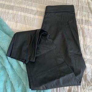 Zara Brand New High Waisted Faux Leather leggings